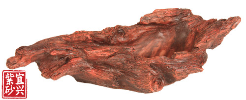 32x7x12 Red Wood Look Pot
