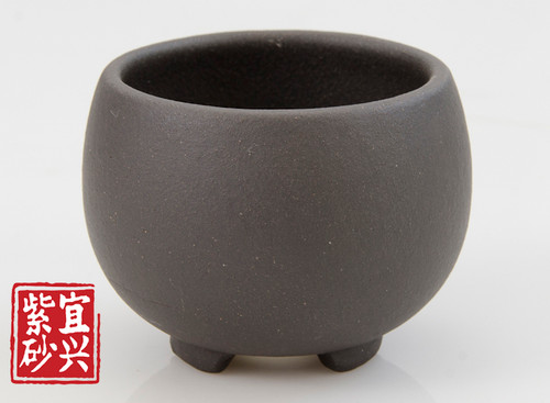 6x5x6 Cauldron Pot Dark Brown