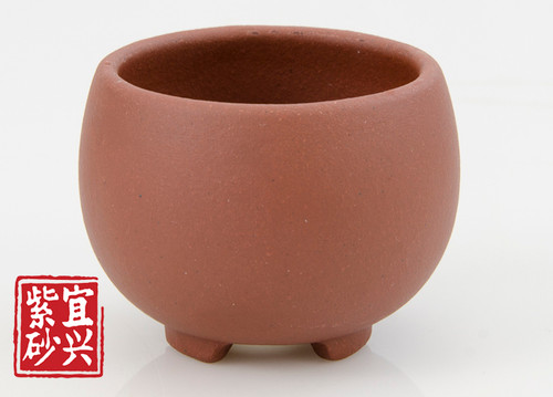 6x5x6 Cauldron Pot Reddish Brown