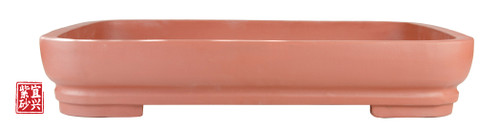 63 x 9.5 x 43 Rectangular Pot Reddish Brown