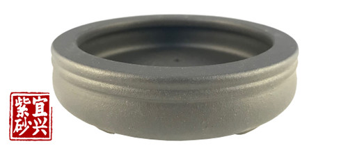 9.2 x 2.6 x 9.2 Round Pot (Dark Brown)