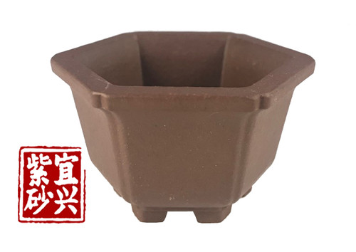 5.2 x 3.4 x 5.8 Hexagonal Pot