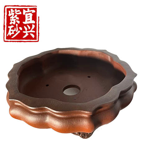 Yixing decorative shape 25x8x25cm