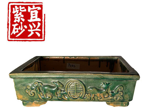 Vintage style rectangular pot 42x12x26cm