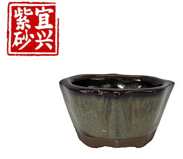 Multi-faceted miniature pot