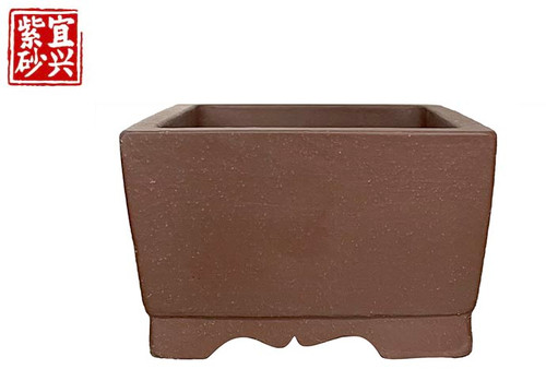 Square pot, flared from base, 8x5x8cm