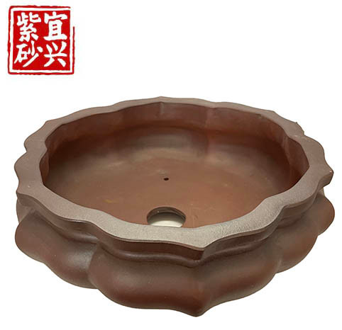 Decorative, unglazed pot, 31x12x33cm