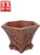 Hexagonal pot, decorative base, 12.5x9.5x11cm