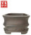 Square pot with decoratively indented sides 11x8x11cm