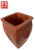 Square pot with flared sides, 10x12x9cm