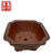 Square pot with relief design sides, 14x7x14cm