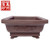 Square pot 35x6x35cm reddish/brown colour