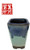 Two tone glazed pot