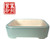 Rectangular turquoise pot