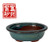 Oval glazed pot