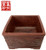 Square pot with lotus & fish carving