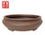 Round pot, brown colour  23x7x23cm