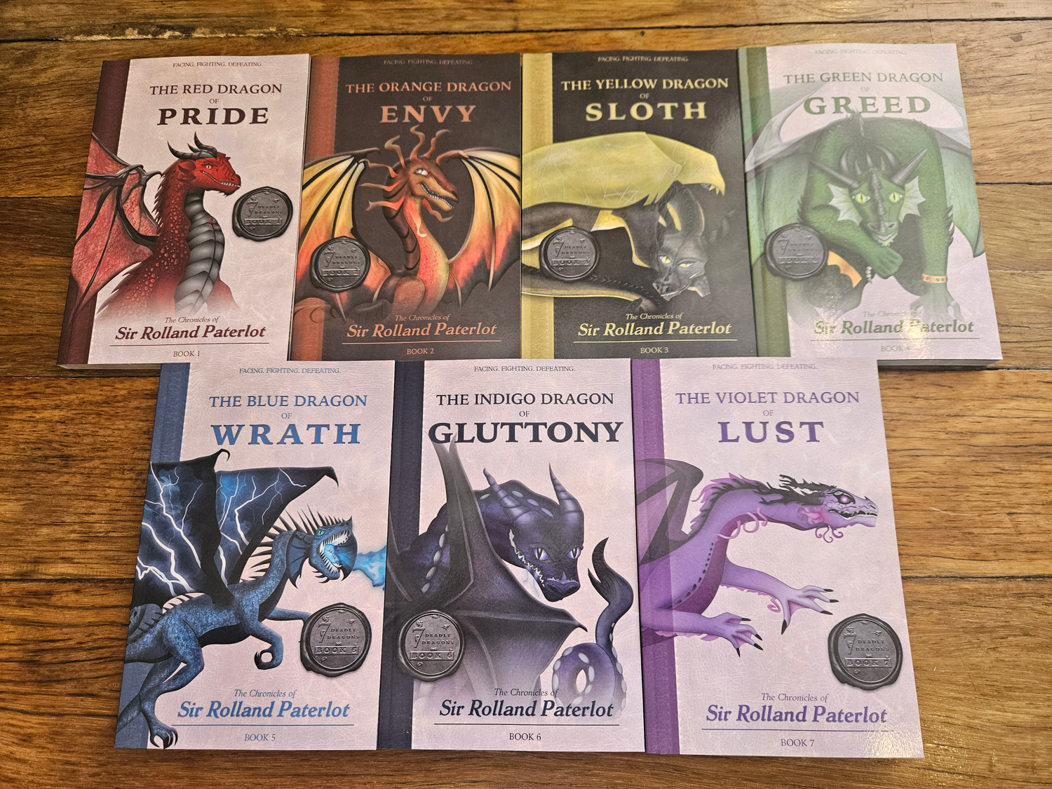 Seven Deadly Dragons Series - (Books 1 - 7) - Sir Rolland Paterlot