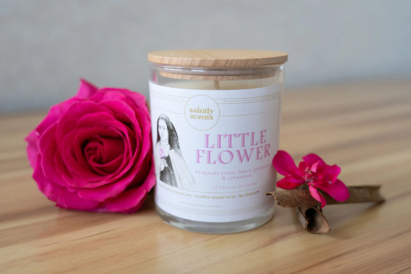 Saint Therese of Lisieux Candle – Spiritual Growth & Personal Development - Saintly Scents