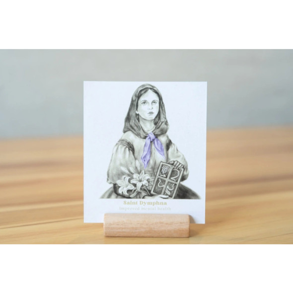 Copy of Saint Dymphna Candle – Improved Mental Health - Saintly Scents
