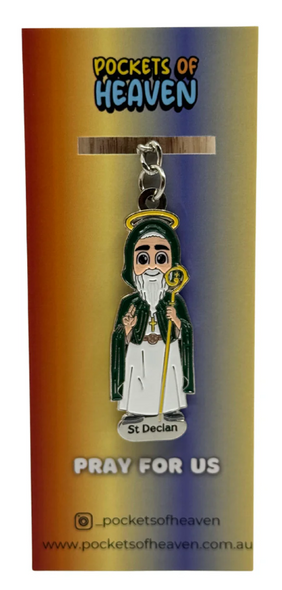 Saint Keyrings (St. Declan) - Pockets of Heaven