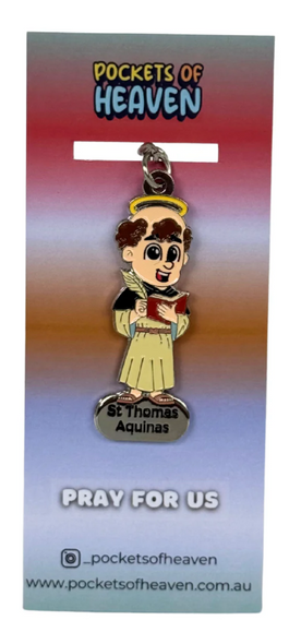 Saint Keyrings (St. Thomas Aquinas) - Pockets of Heaven