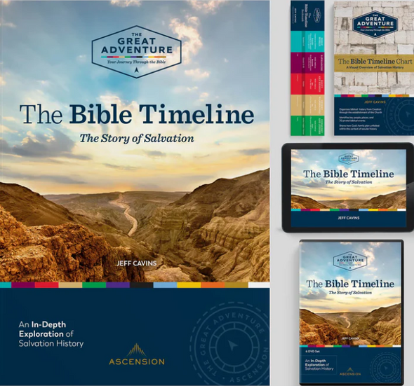 The Bible Timeline: The Story of Salvation - Starter Pack with DVD (2025 Edition) - Jeff Cavins - Ascension