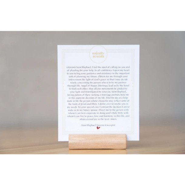Saint Raphael – Future Spouse & Relationships Candle - Saintly Scents