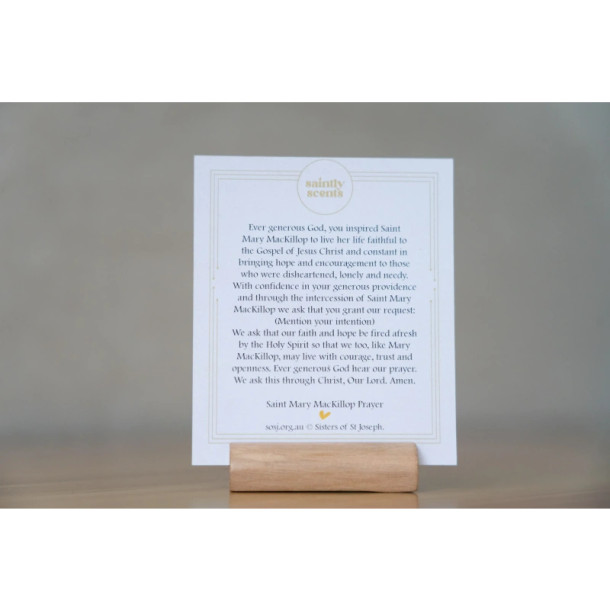 Saint Mary MacKillop Candle – Help & Guidance During Life Transitions - Saintly Scents