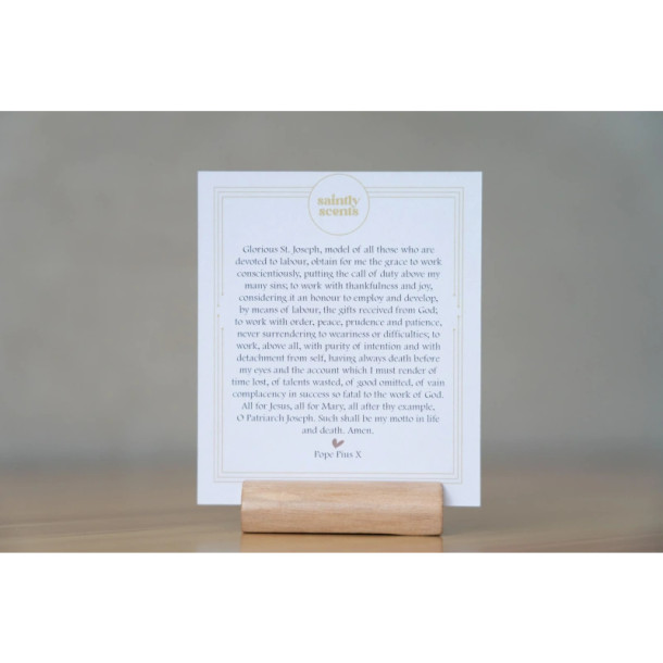 Saint Joseph Candle – Workers - Saintly Scents