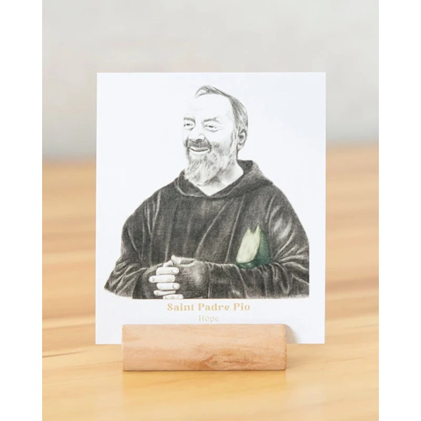 Saint Padre Pio Candle – Hope - Saintly Scents