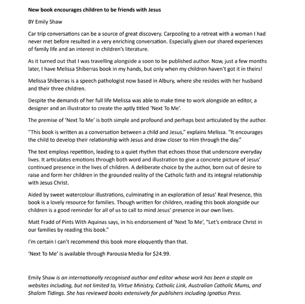 Next to Me - Melissa Shiberras (Hardback)