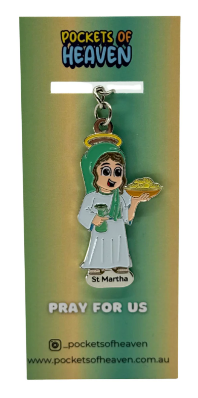 Saint Keyrings (St. Martha) - Pockets of Heaven