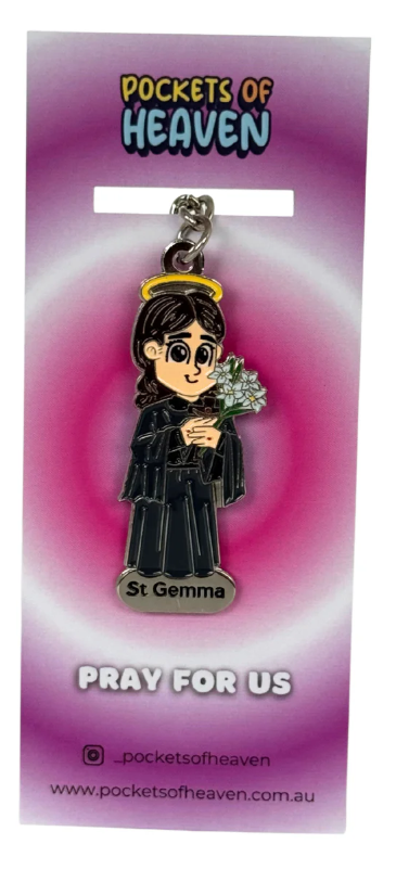 Saint Keyrings (St. Gemma Galgani) - Pockets of Heaven