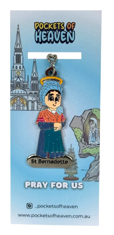 Saint Keyrings (St. Bernadette) - Pockets of Heaven