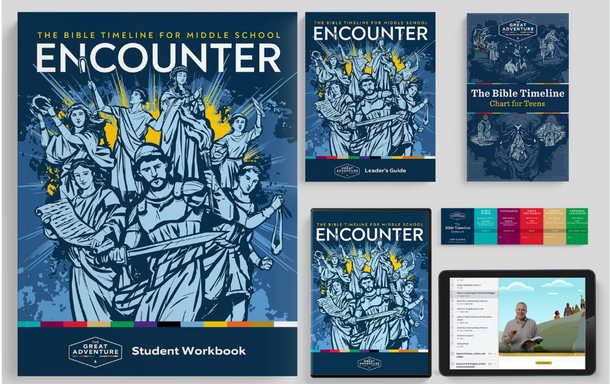 Encounter: The Bible Timeline for Middle School, Starter Pack (Includes Online Leader's Access) - Ascension Press (Starter Set)
