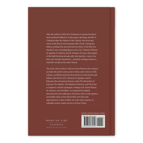 Early Church Fathers Collection - Word On Fire Classics (Hardback)