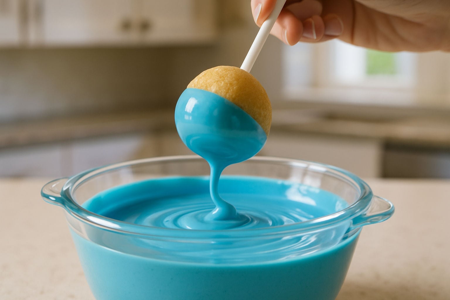 Glazurarea s╠ªi decorarea cake pops