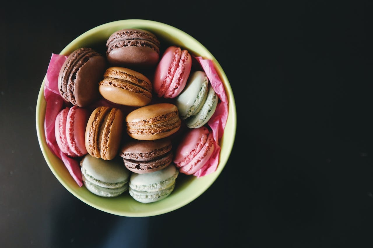 Ingrediente necesare pentru rețeta clasică de macarons