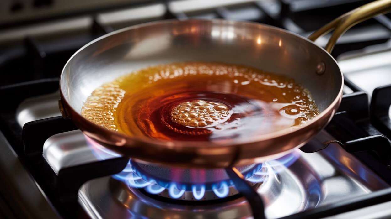 caramelizarea zaharului la tarta cu mere