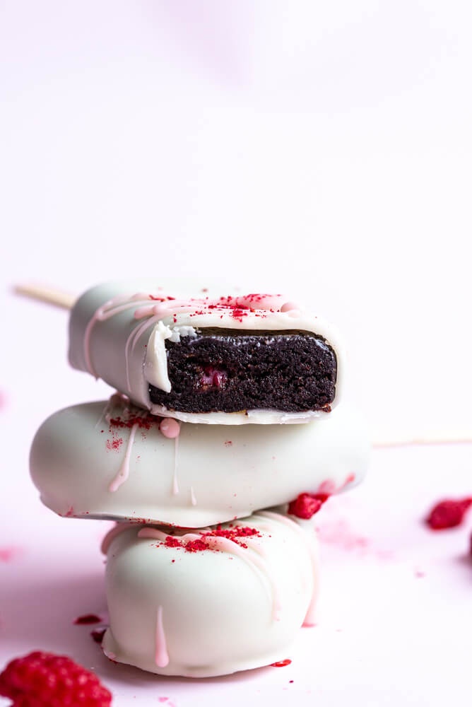 Umpluturi și arome pentru cakesicles (brownie + ciocolata alba)
