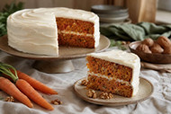 Rețeta de carrot cake cu cremă de brânză, tortul surpriză plin de arome