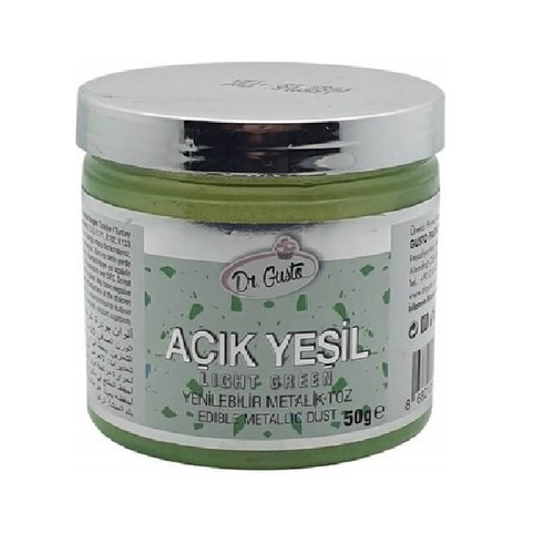 Colorant Pudra Metalizat - Dr. Gusto - 50 g - VERDE DESCHIS