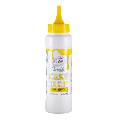 Ingrediente pentru cofetarie, Cake Drip – Glazură galbenă – Dr. Gusto – 250 g, tomvalk.ro