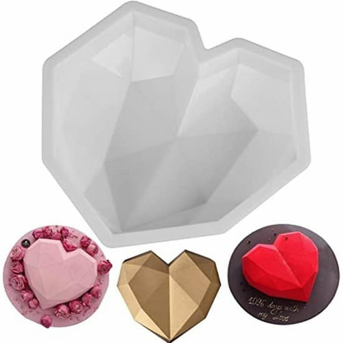 Forma silicon inima diamant 3d