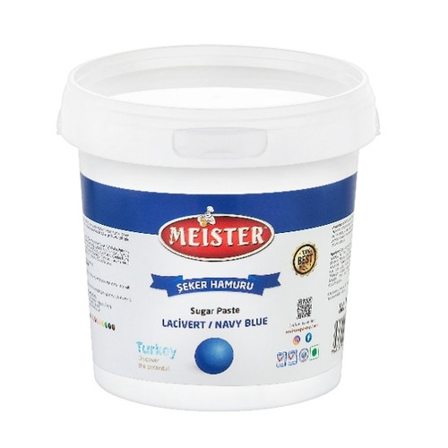 Pasta de zahar, Pasta de zahar - ALBASTRU INCHIS (Blue Navy)- 1 kg - Meister, tomvalk.ro