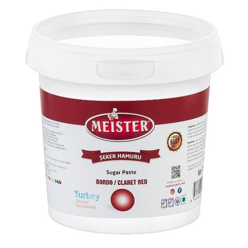 Pasta de zahar - BORDO - 1 kg - Meister