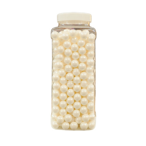 Perle 8 mm - Alb lucios - 1 kg