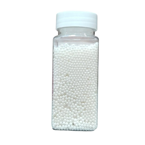 Perle 2 mm - Alb lucios - 100g