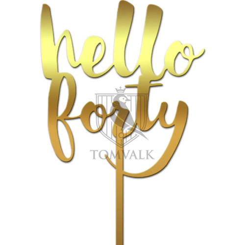 Topper tort Hello Forty N2